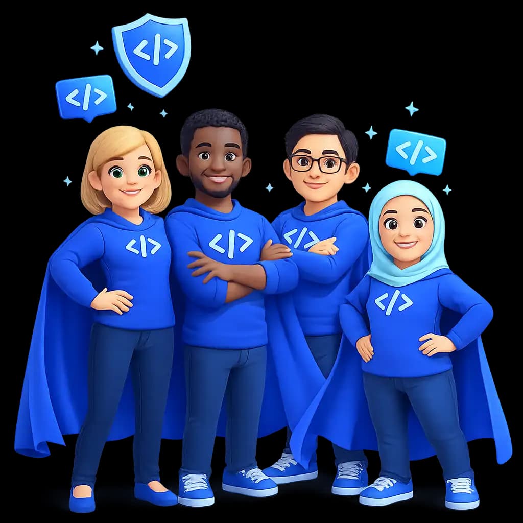 Superhero developer team